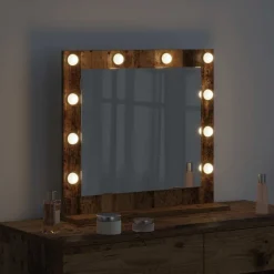 vidaXL Espejo de Tocador Rectangular Madera vieja 60 x 55 x 18 cm Madera envejecida Online