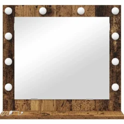 vidaXL Espejo de Tocador Rectangular Madera vieja 60 x 55 x 18 cm Madera envejecida Online