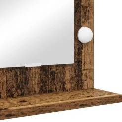 vidaXL Espejo de Tocador Rectangular Madera vieja 60 x 55 x 18 cm Madera envejecida Online
