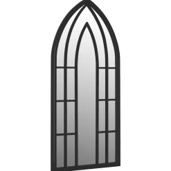 vidaXL Decoración-Espejo hierro para uso interior 100x45 cm