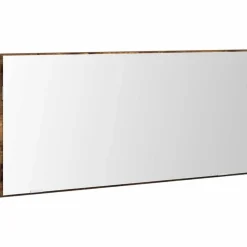 vidaXL Armarios Y Almacenamiento-Espejo Marrón 80 x 37 cm Vidrio y Madera Ingenierizada