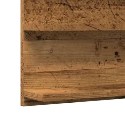 vidaXL Armarios Y Almacenamiento-Espejo mueble de baño madera ingeniería envejecida 90x11x45 cm