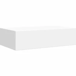vidaXL Estante con cajón de pared MDF 40x23,5x10 cm Blanco New