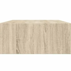 vidaXL Estante con cajón de pared MDF 40x23,5x10 cm Roble