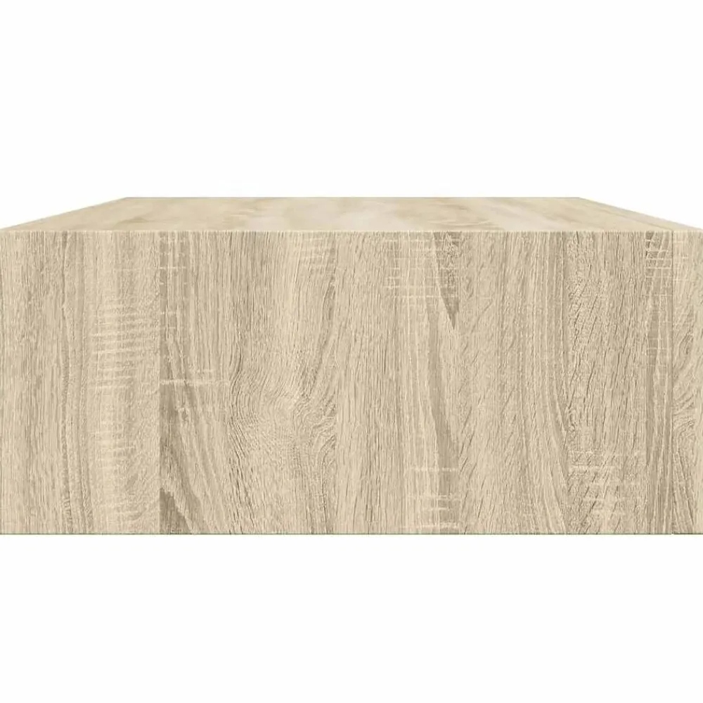 vidaXL Estante con cajón de pared MDF 40x23,5x10 cm Roble