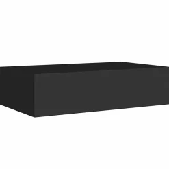 vidaXL Estanterías-Estante con cajón de pared MDF 40x23,5x10 cm