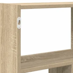 vidaXL Estante cubo de pared 12 compartimentos madera Roble Sonoma