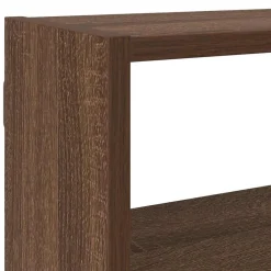 vidaXL Estante cubo de pared 7 compartimentos madera roble marrón Marr&oacute;n roble Outlet