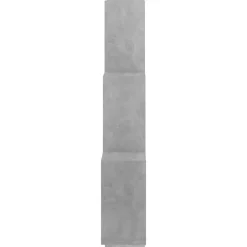 vidaXL Estante cubo de pared contrachapado gris hormigón 78x15x93 cm Gris hormig&oacute;n Discount