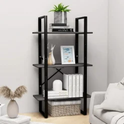 vidaXL Estanterías-Estante de almacenaje madera contrachapada 60x30x105 cm