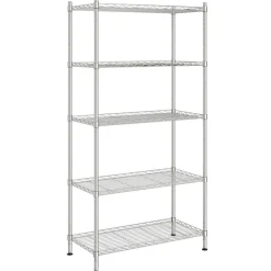 vidaXL Almacenamiento Industrial-Estante de almacenamiento 5 niveles 90x35x180 cm 250 kg