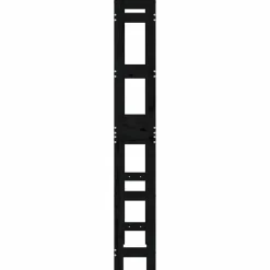 vidaXL Estante de baño madera maciza de pino 63x26x171 cm Negro Best