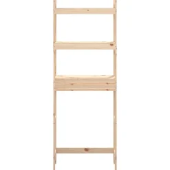 vidaXL Estante de baño madera maciza de pino 63x26x171 cm Natural Hot