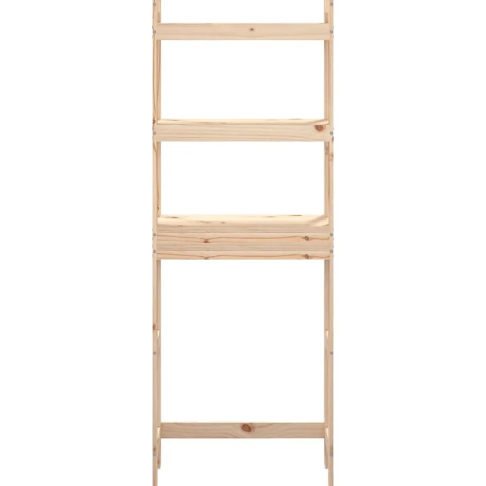 vidaXL Estante de baño madera maciza de pino 63x26x171 cm Natural Hot