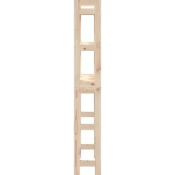vidaXL Estante de baño madera maciza de pino 63x26x171 cm Natural Hot