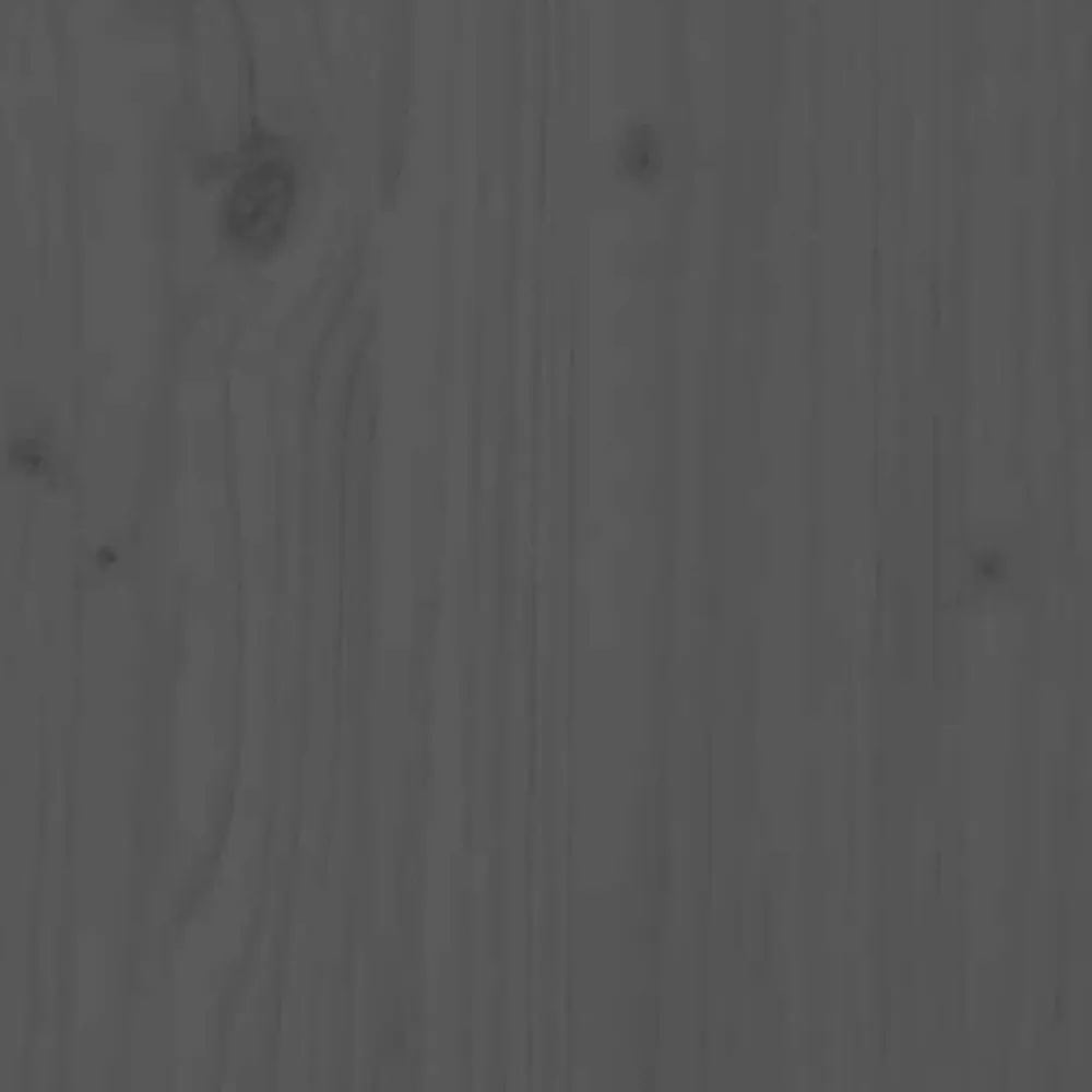 vidaXL Estante de baño madera maciza de pino 63,5x32x179 cm Gris New