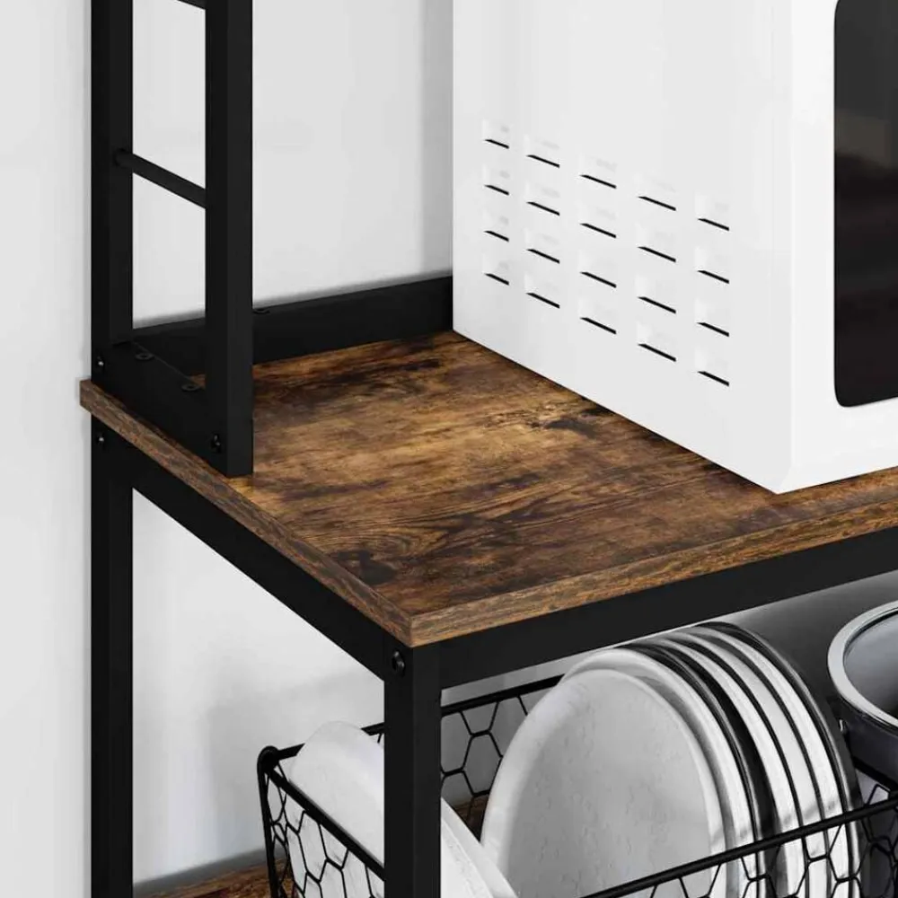 vidaXL Estanterías-Estante de cocina 60 x 40 x 168 cm