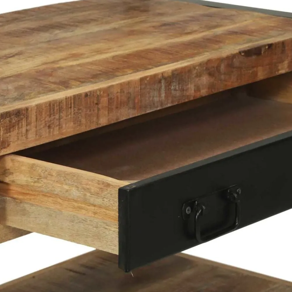 vidaXL Estante de cocina Marrón y Negro 80 x 40 x 160 cm Natural Outlet