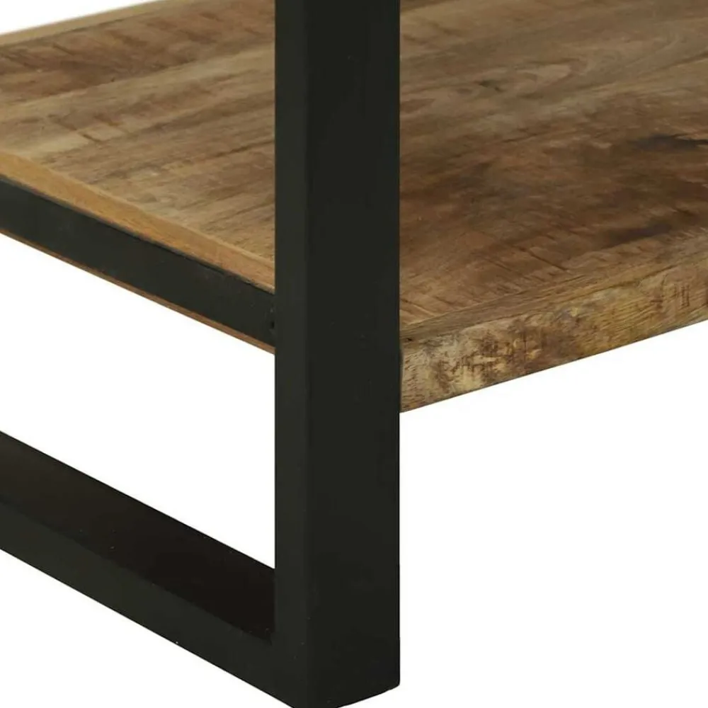 vidaXL Estante de cocina Marrón y Negro 80 x 40 x 160 cm Natural Outlet