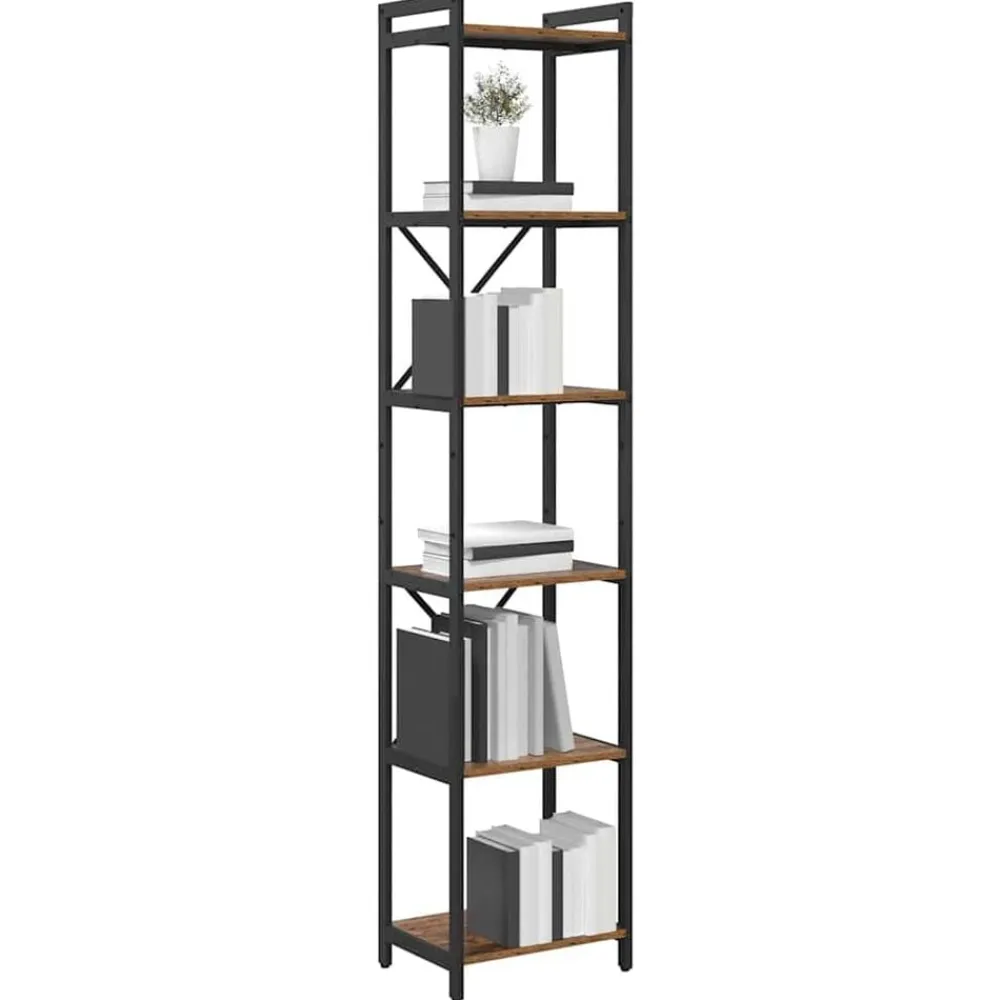 vidaXL Estanterías-Estante de libros 40 x 30 x 189,5 cm