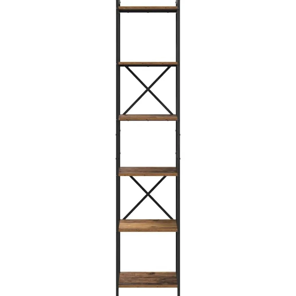 vidaXL Estanterías-Estante de libros 40 x 30 x 189,5 cm
