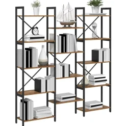 vidaXL Estanterías-Estante de libros 156 x 25 x 167 cm