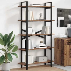 vidaXL Estanterías-Estante de libros 100 x 33,5 x 178 cm