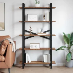 vidaXL Estanterías-Estante de libros 100 x 33,5 x 178 cm