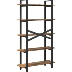 vidaXL Estanterías-Estante de libros 100 x 33,5 x 178 cm
