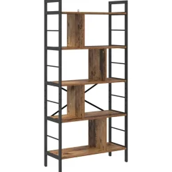 vidaXL Estanterías-Estante de libros 75 x 30 x 156 cm