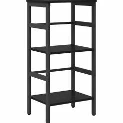 vidaXL Estante de libros 40 x 29,5 x 81 cm Roble negro Best