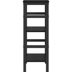 vidaXL Estante de libros 40 x 29,5 x 81 cm Roble negro Best