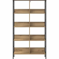 vidaXL Estanterías-Estante de libros Roble artesanal 82 x 32 x 144,5 cm