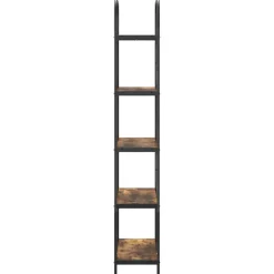 vidaXL Estante de libros 80 x 30 x 183 cm Roble ahumado Outlet