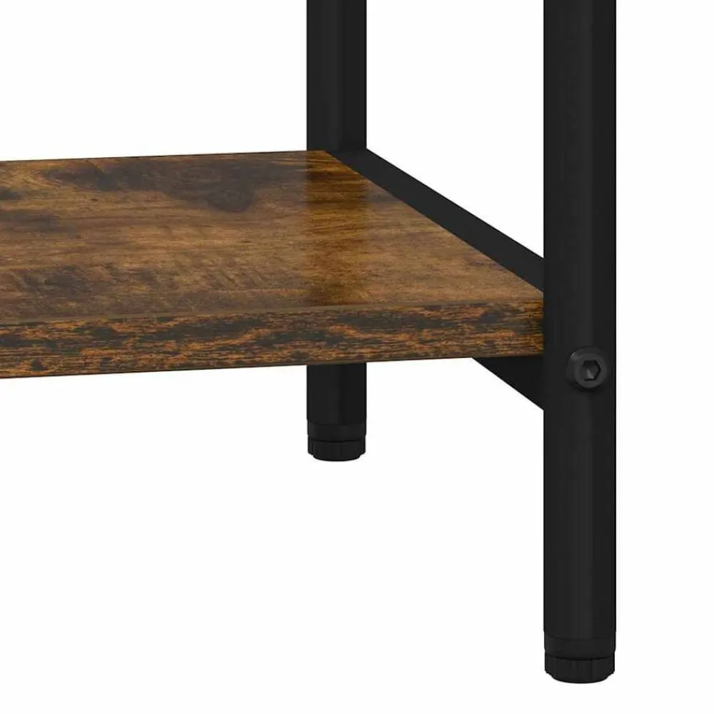 vidaXL Estante de libros 80 x 30 x 183 cm Roble ahumado Outlet