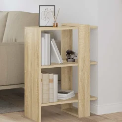 vidaXL Estante de libros Roble Sonoma 52 x 25 x 71,5 cm Madera reciclada Best