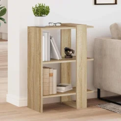vidaXL Estante de libros Roble Sonoma 52 x 25 x 71,5 cm Madera reciclada Best