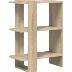 vidaXL Estante de libros Roble Sonoma 52 x 25 x 71,5 cm Madera reciclada Best