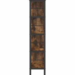 vidaXL Estante de libros 82 x 32 x 144,5 cm Roble ahumado Sale
