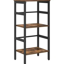 vidaXL Estante de libros 40 x 29,5 x 81 cm Roble ahumado Best