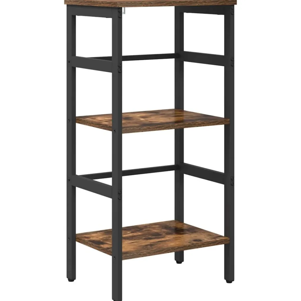 vidaXL Estante de libros 40 x 29,5 x 81 cm Roble ahumado Best