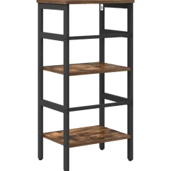 vidaXL Estante de libros 40 x 29,5 x 81 cm Roble ahumado Best