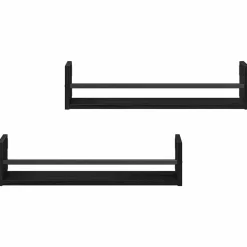 vidaXL Estanterías-Estante de pared 2 pcs 60 x 16 x 14 cm