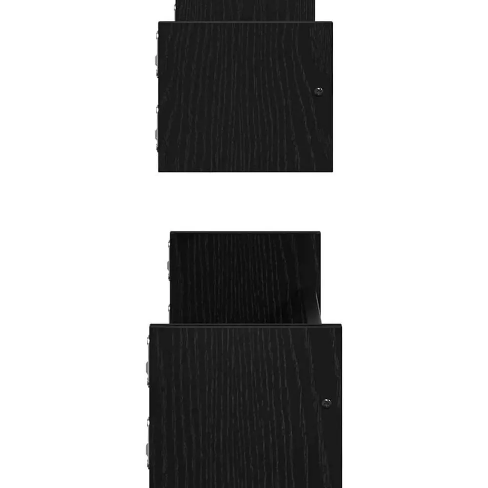 vidaXL Estanterías-Estante de pared 2 pcs 60 x 16 x 14 cm