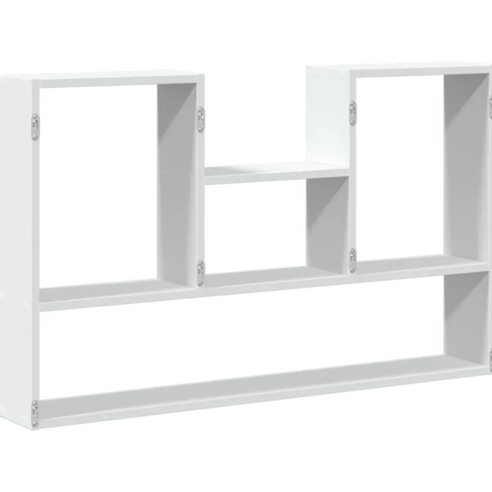 vidaXL Estante de pared 99x15x60 cm madera de ingeniería Blanco Online