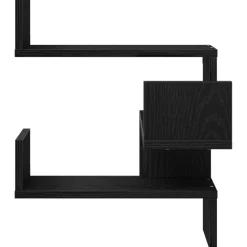 vidaXL Estante de pared con estante 40 x 40 x 49,5 cm Roble negro Online