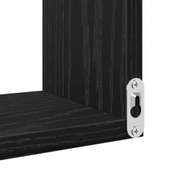 vidaXL Estante de pared con estante 40 x 40 x 49,5 cm Roble negro Online