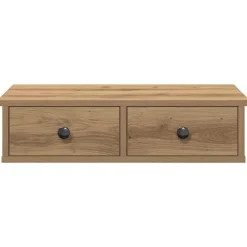 vidaXL Estante de pared cajones madera contrachapada roble artesanal Roble artisan Clearance