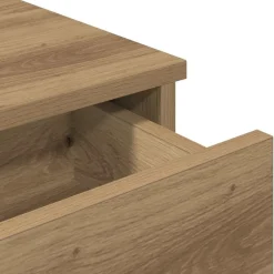 vidaXL Estante de pared cajones madera contrachapada roble artesanal Roble artisan Clearance