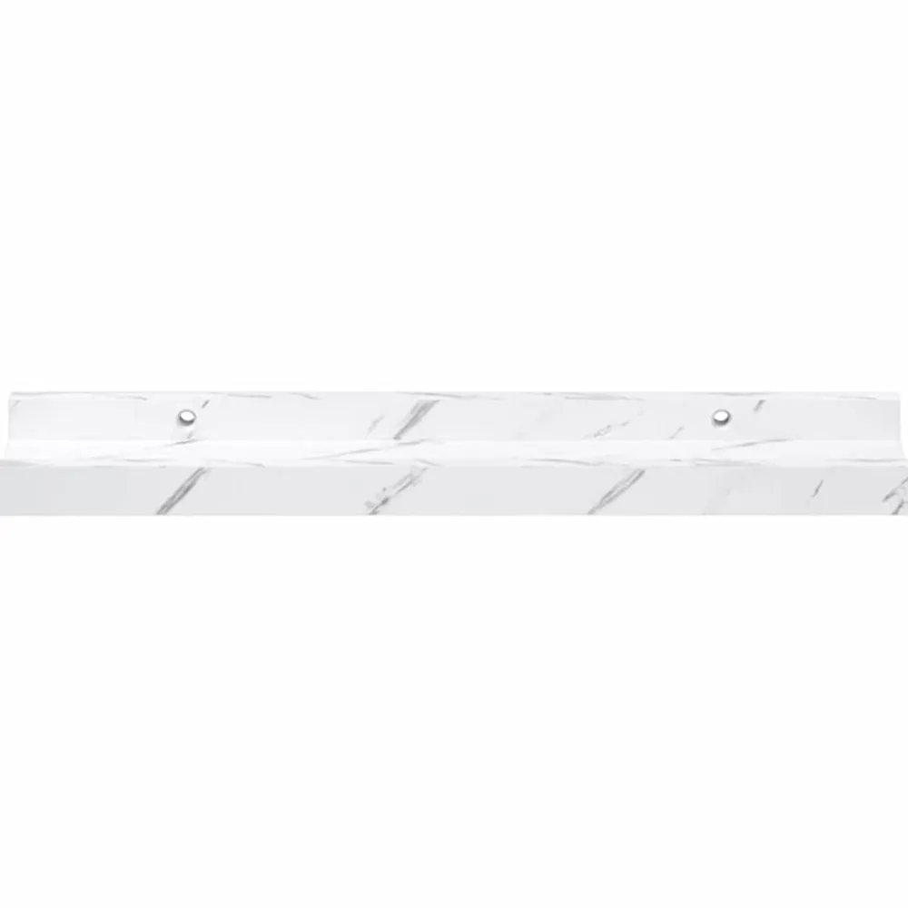 vidaXL Estante de pared con estante 2 pcs Mármol 40 x 9 x 3 cm Mármol Discount